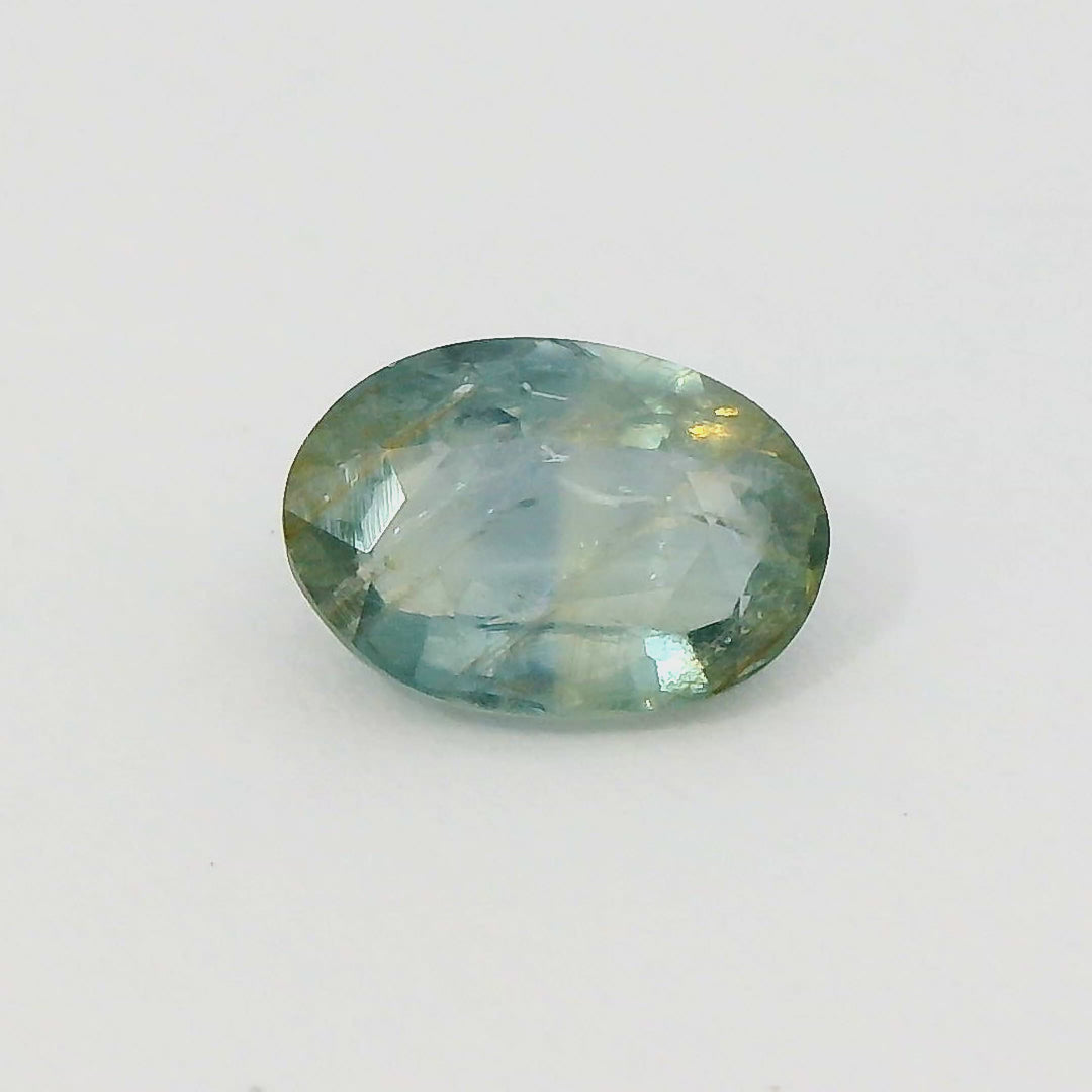 1.49ct Oval Shape Greenish Blue Sapphire