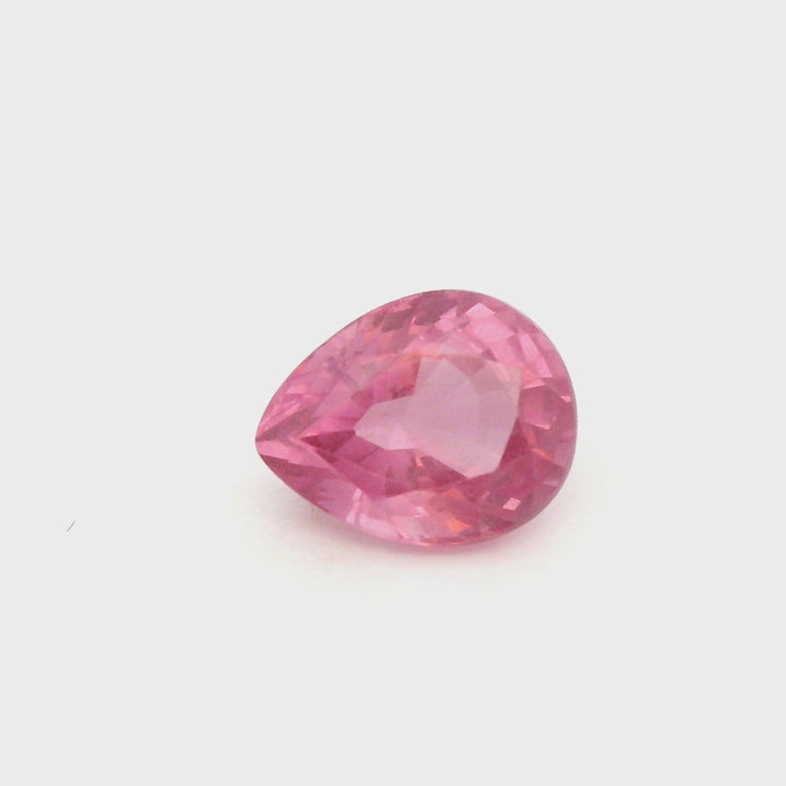 2.57ct Pear shape Pink Mahenge Spinel