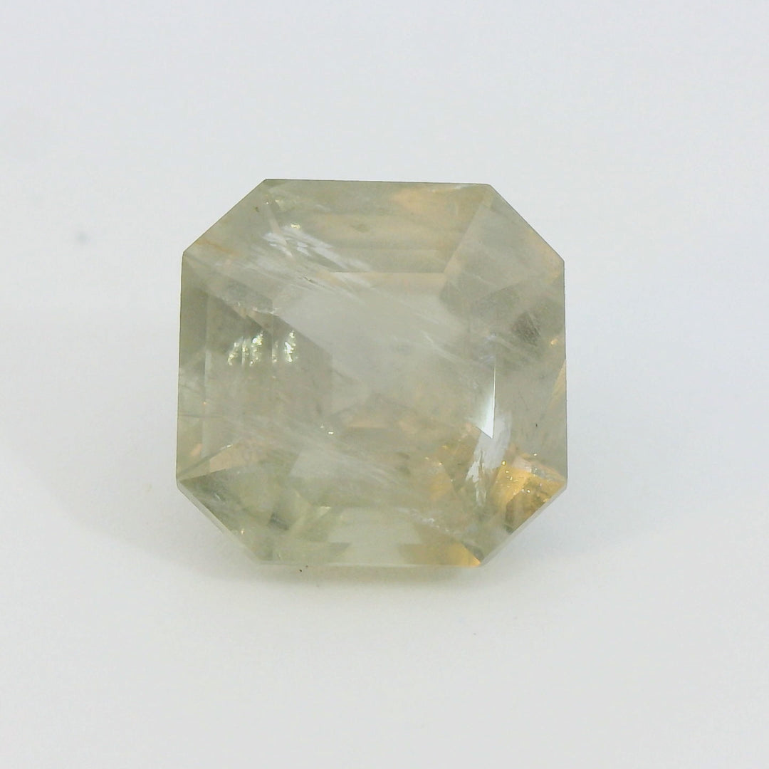 4.24ct Asscher Cut Green Sapphire