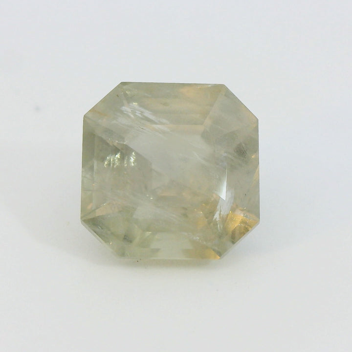 4.24ct Asscher Cut Green Sapphire