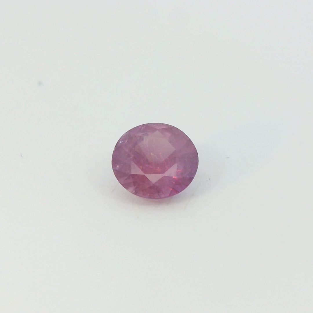 0.519ct Round Cut Hot Pink Sapphire